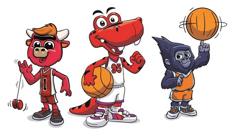 Basketball team mascot